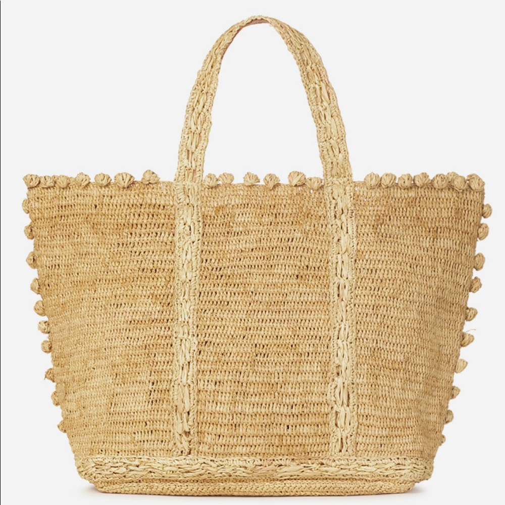 *NWT* Vanessa Bruno Raffia Cabas Tote